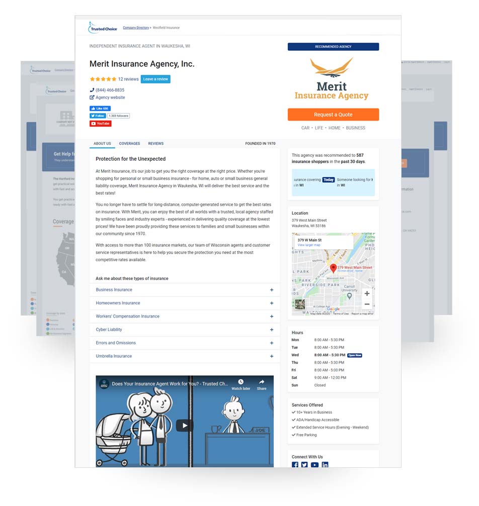 agent-profile-stack TrustedChoice.com Agent Profiles