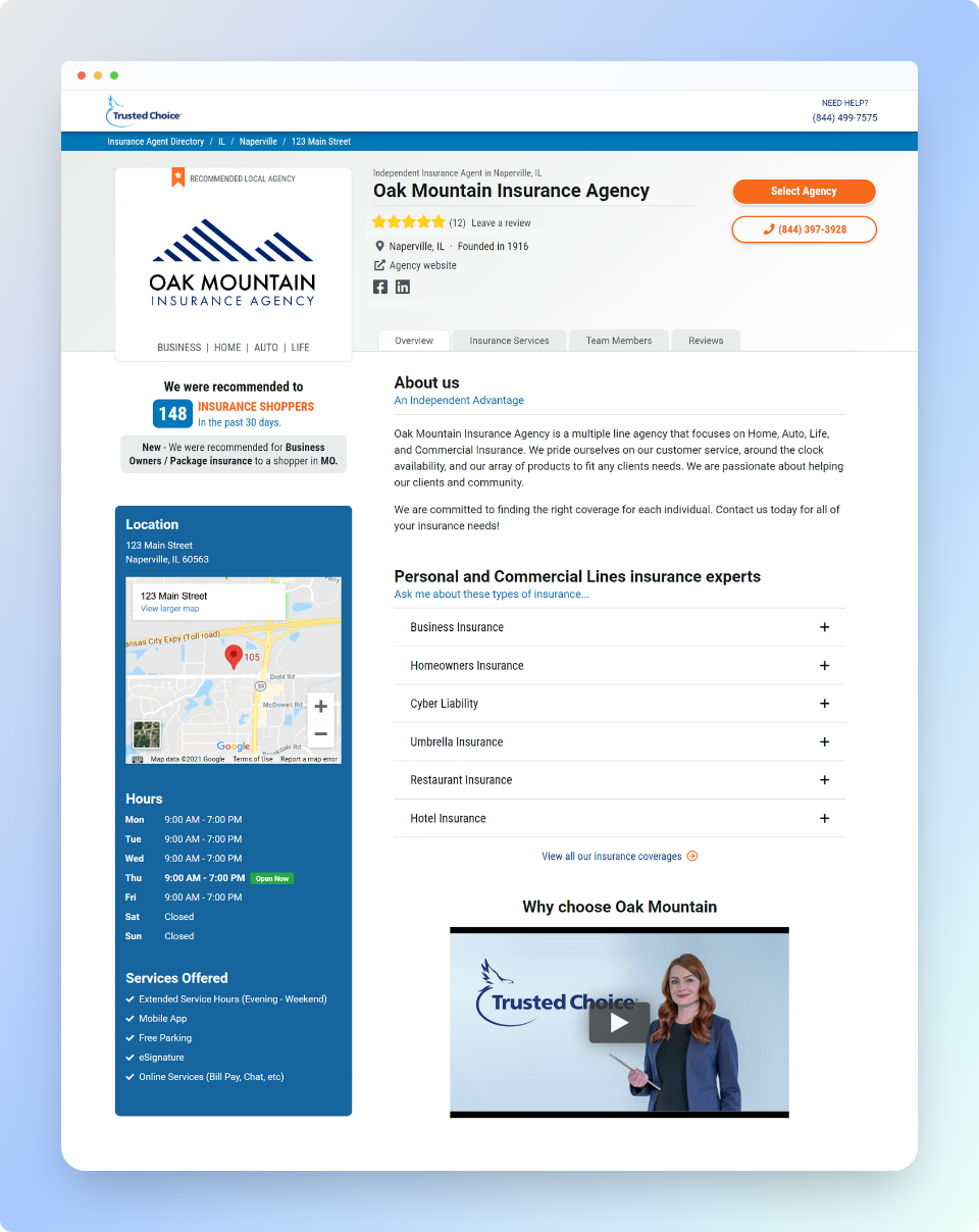 Advantage Insurance Agency Profile